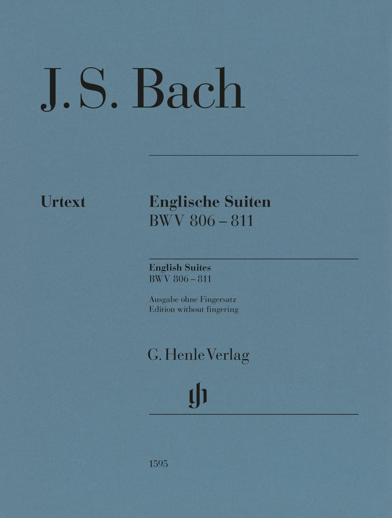 Bach: English Suites 1-3 BWV 806-811 (Without Fingering)