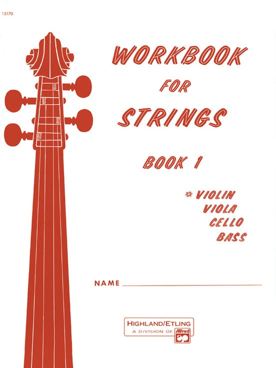 Workbook for Strings, Violin Book 1