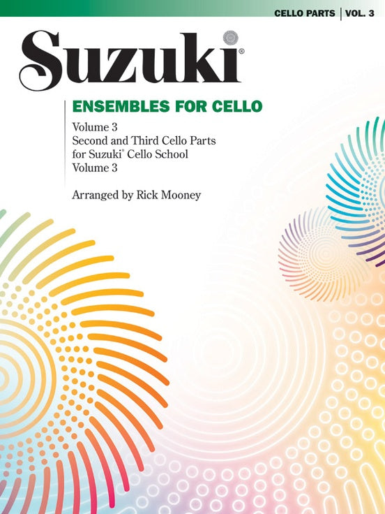 Suzuki Ensembles for Cello, Volume 3