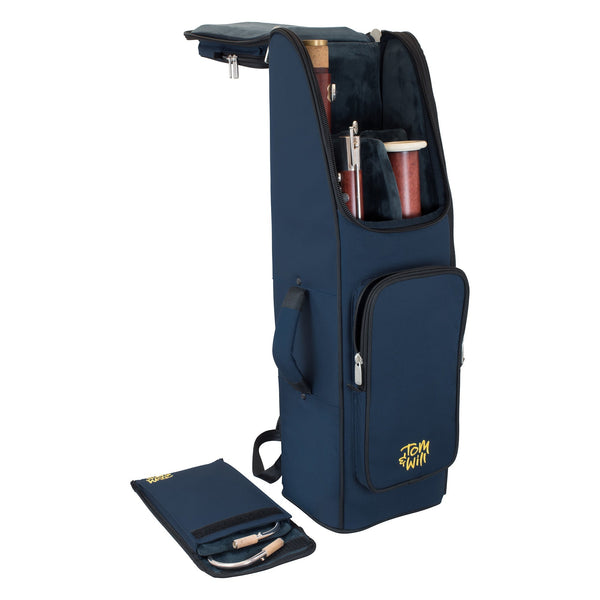 Tom & Will Bassoon Gig Bag - Blue with blue interior