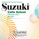 Suzuki Cello School Volume 3 & 4, CD Only