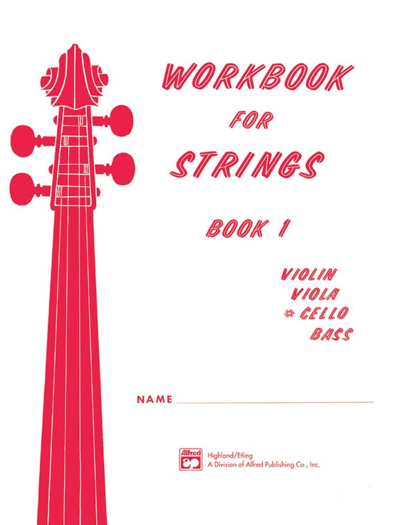 Workbook for Strings, Cello Book 1