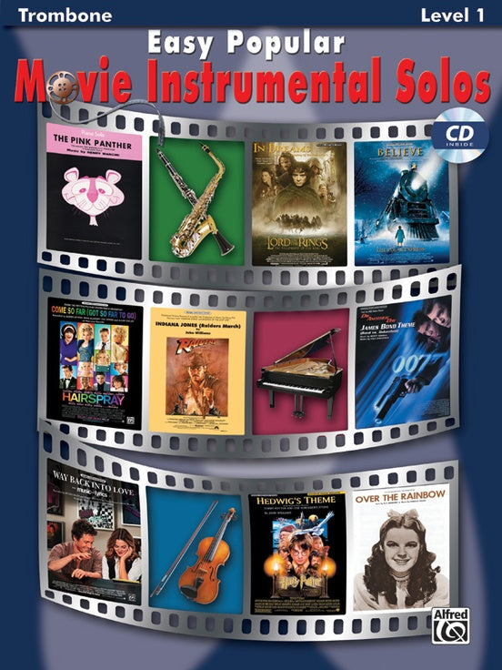 Easy Popular Movie Inst Solos - Trombone