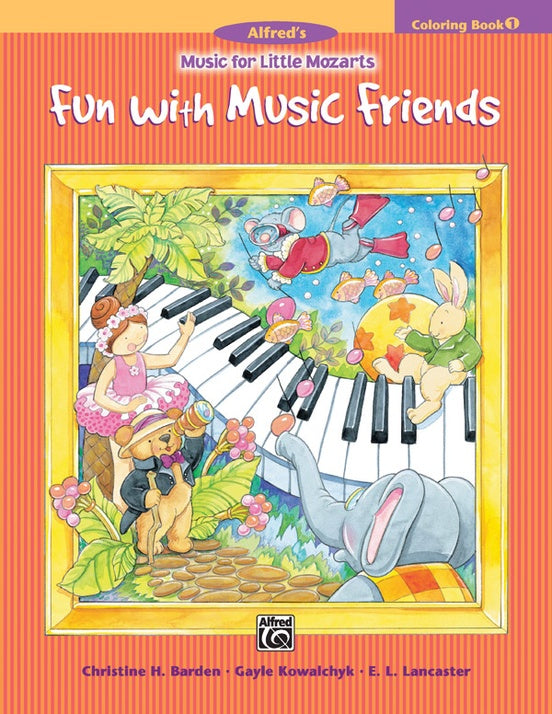 Music for Little Mozarts Coloring Book 1