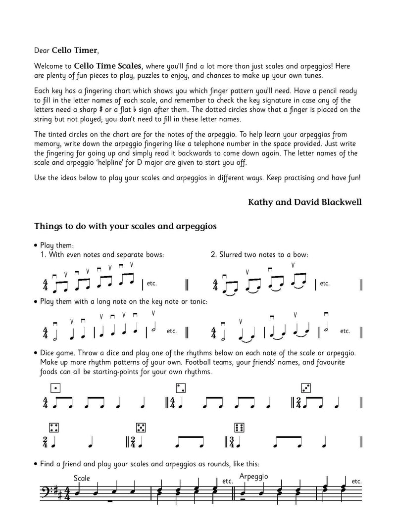 Cello Time Scales