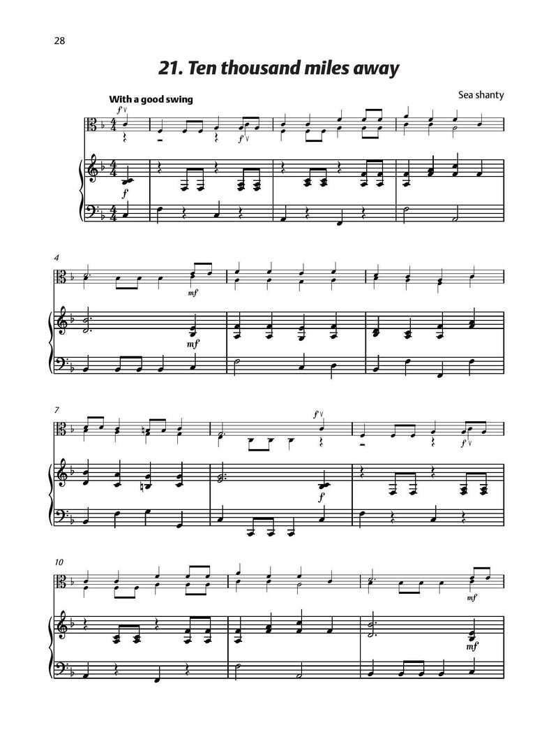 Viola Time Runners, Piano Accompaniment Book