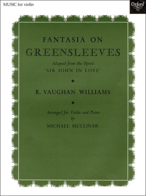 Vaughan Williams: Fantasia on Greensleeves for Violin and Piano