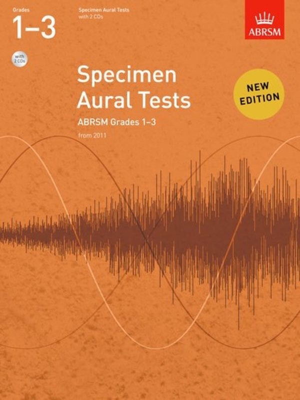 ABRSM Specimen Aural Tests Grade 1-3 Book/CD