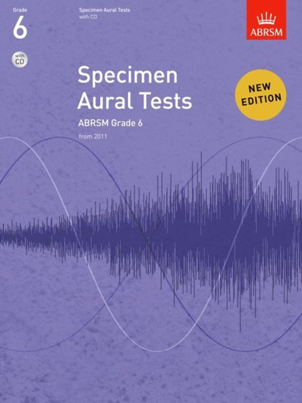 ABRSM Specimen Aural Tests Grade 6 Book/CD