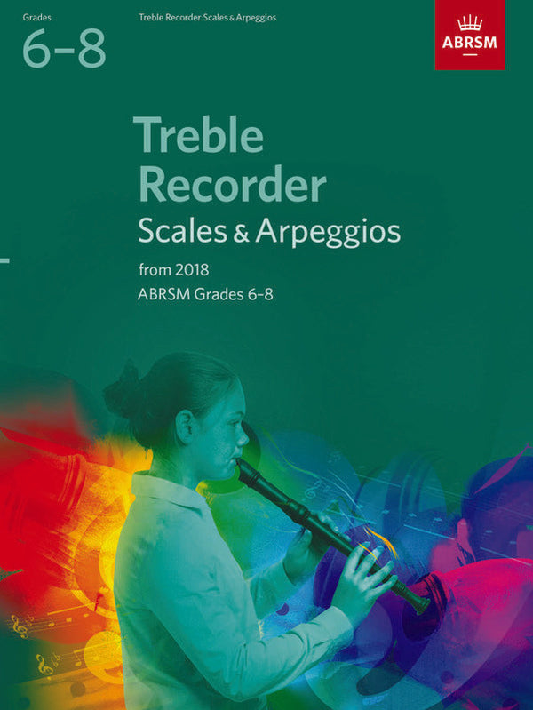 ABRSM Treble Recorder Scales & Arpeggios Gr 6-8