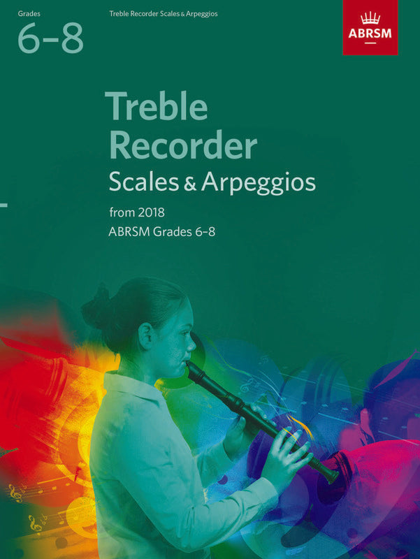 ABRSM Treble Recorder Scales & Arpeggios Gr 6-8