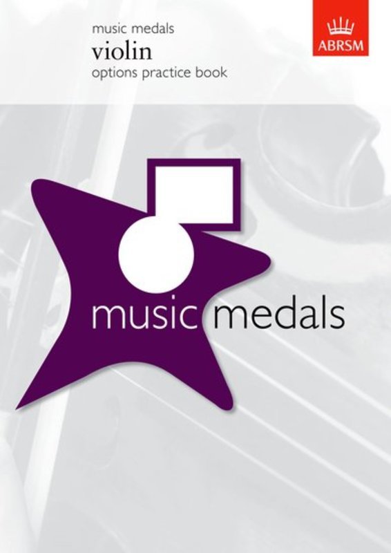 Music Medals Violin - Options Practice Book
