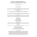 Band in the Building Vol. 1 - (Concert Band Grade 0.25)