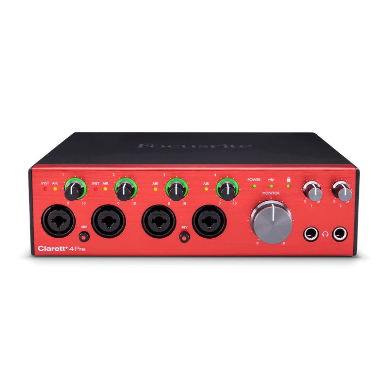 Focusrite Clarett+ 4Pre USB-C Audio Interface