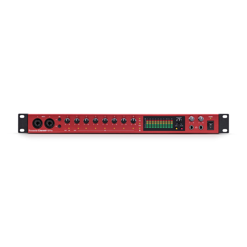 Focusrite Clarett+ 8Pre Rackmount USB-C Audio Interface