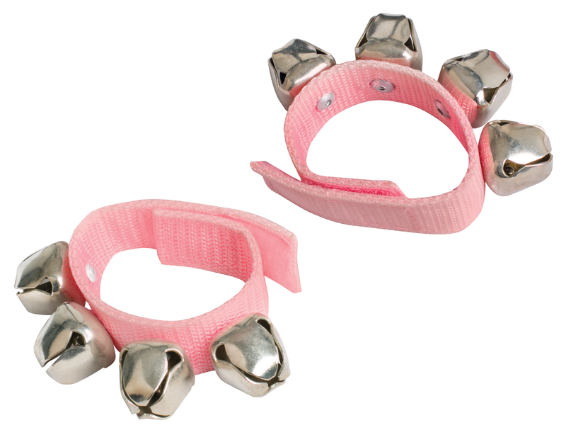 Mano Percussion Coloured Wrist Bells, Pair