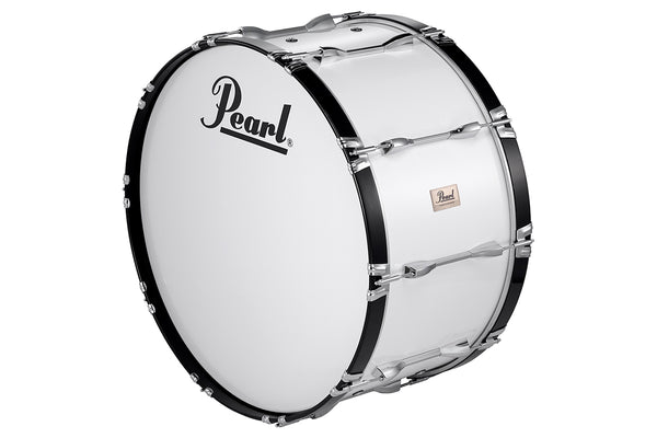 Pearl Competitor Series Marching Bass Drum 18”x14” White