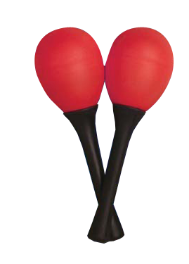 Mano Percussion EM120 5" Egg Maracas, Various Colours