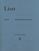 Liszt: Trois Etudes de Concert Piano Solo