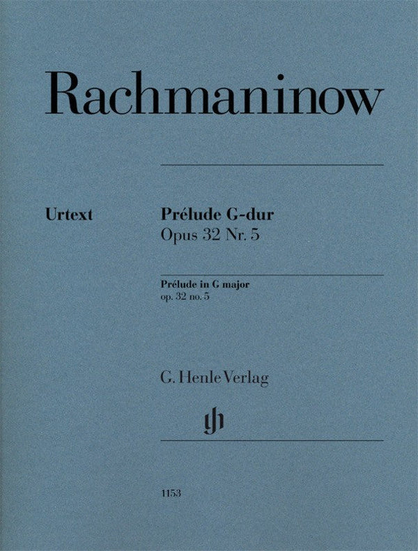 Rachmaninoff: Prélude G major op. 32 no. 5 Piano Solo