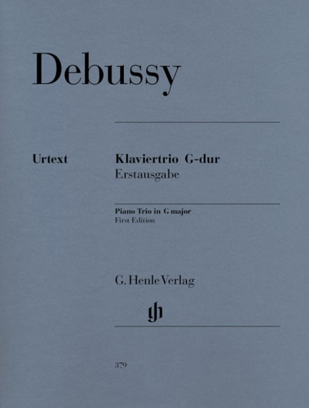 Debussy: Piano Trio in G Major, Score & Parts