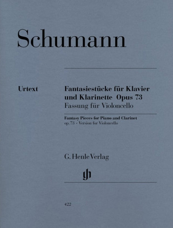 Schumann: Fantasy Pieces op. 73 for Piano & Clarinet (Version for Cello)