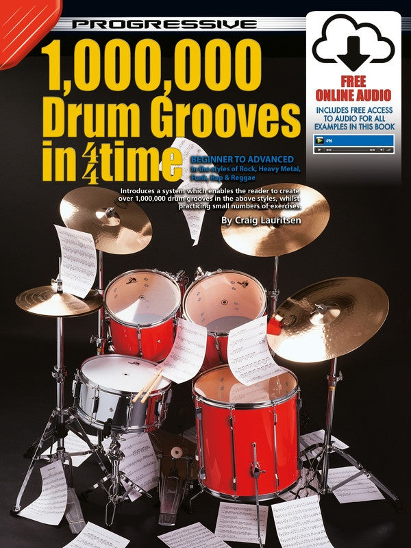 Progressive 10,000 Drum Grooves In 4/4 Time