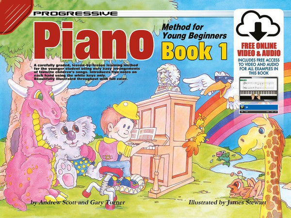 Progressive Piano Method for Young Beginners Book 1