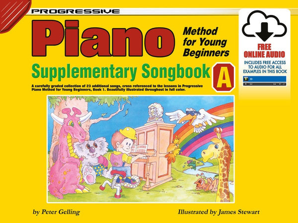 Progressive Piano Method for Young Beginners Supplementary Songbook A