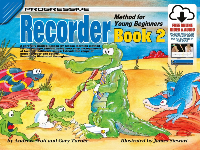 Progressive Recorder Method for Young Beginners Book 2