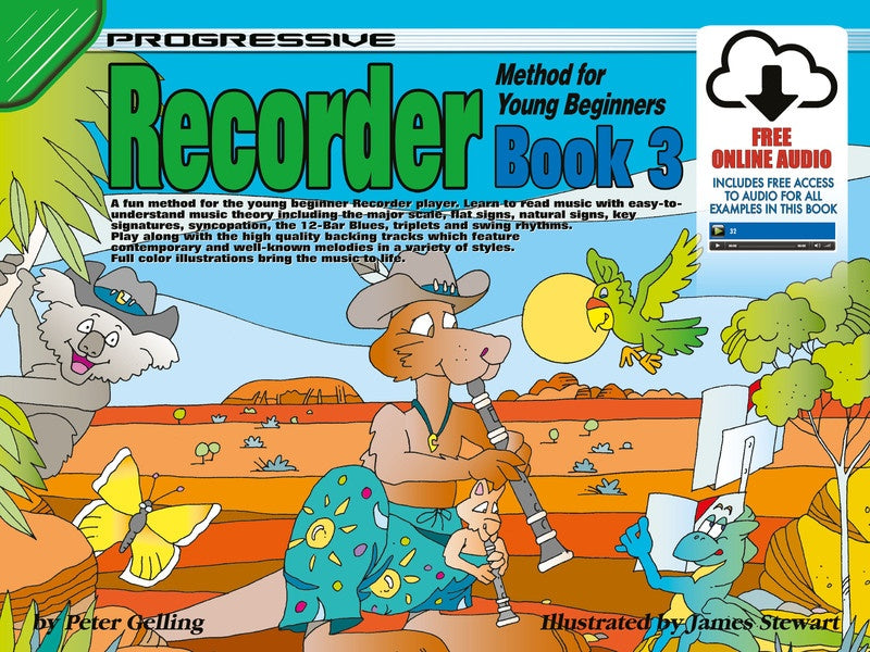 Progressive Recorder Method for Young Beginners Book 3