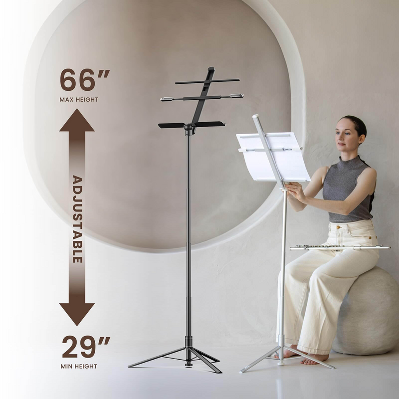 KraftGeek Foldable and Adjustable Music Stand