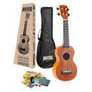 Mahalo MJ1TBRK Soprano Ukulele w/Essentials Pack