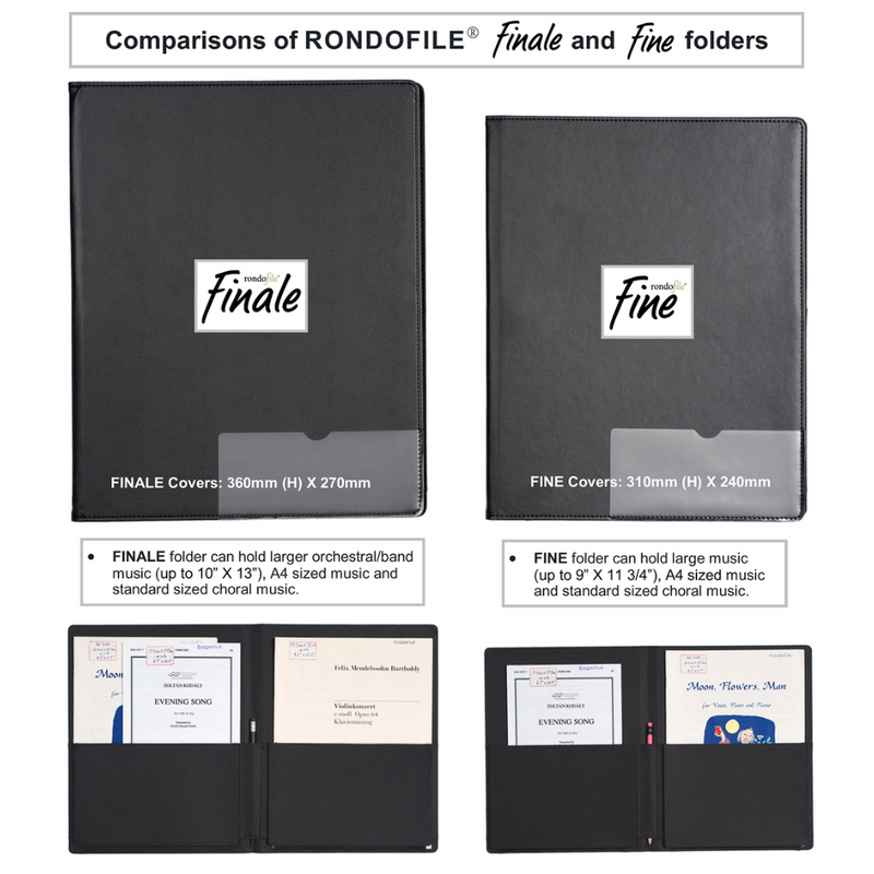 Rondofile Fine A4 Band & Orchestra Folder