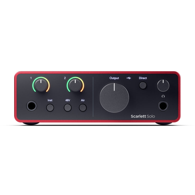 Focusrite Scarlett Solo (4th Gen) 2-in/2-out USB Audio Interface