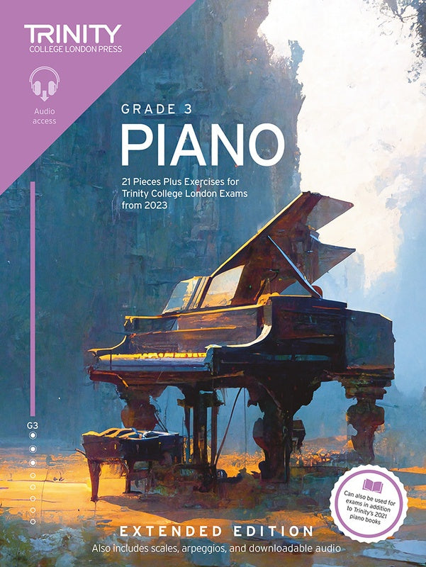 Trinity Piano Exam Pieces Plus Exercises from 2023, Grade 3