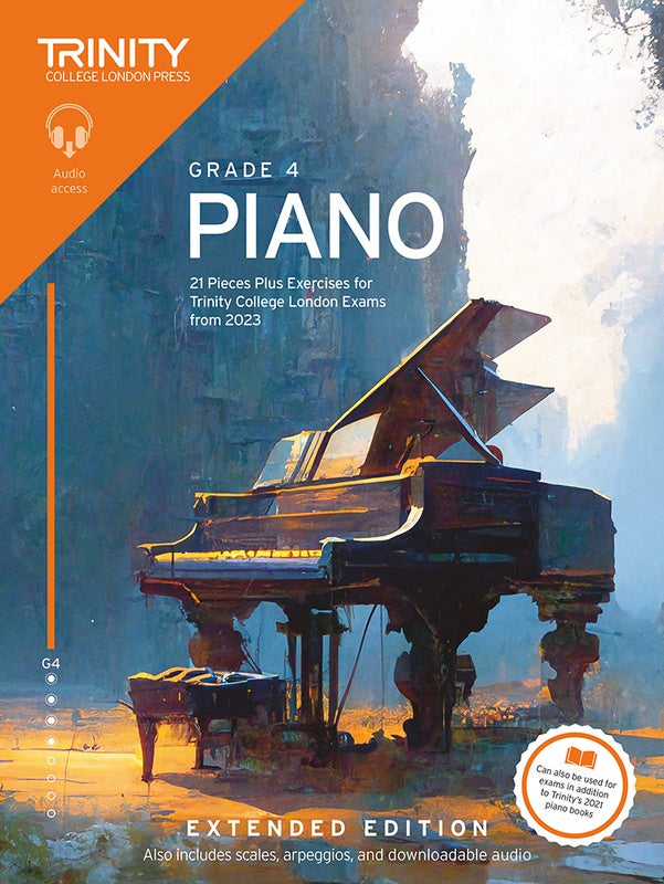 Trinity Piano Exam Pieces Plus Exercises from 2023, Grade 4