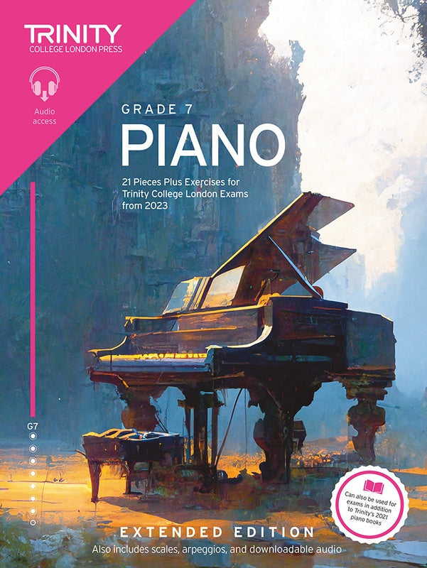 Trinity Piano Exam Pieces Plus Exercises from 2023, Grade 7