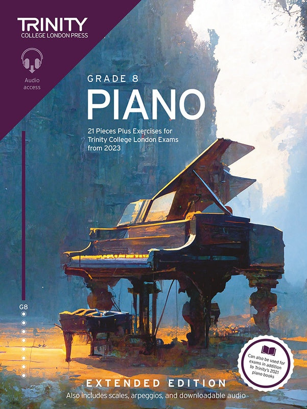 Trinity Piano Exam Pieces Plus Exercises from 2023, Grade 8