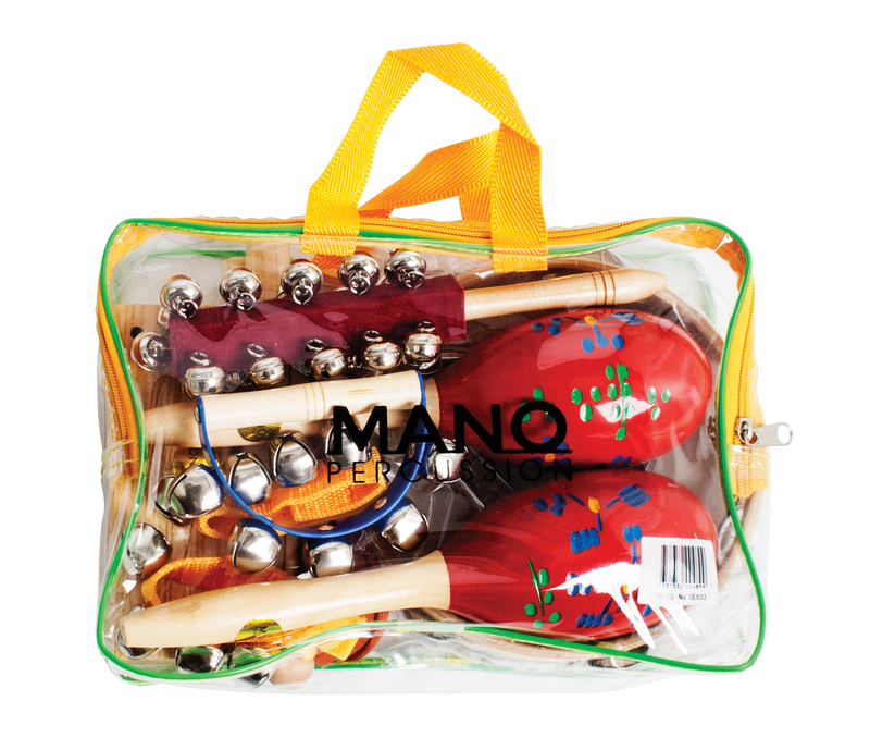 Mano Percussion 9-Piece Percussion Set with Bag