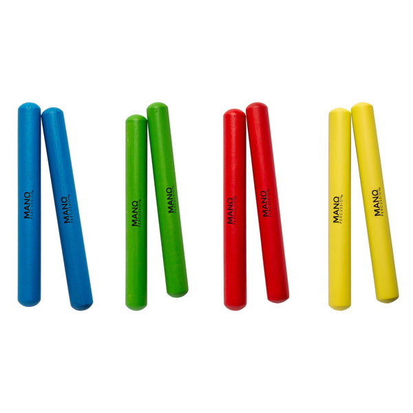 Mano Percussion 6" Coloured Claves