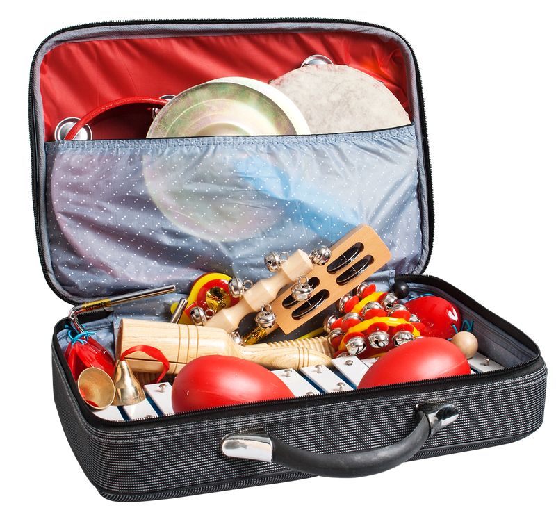 Mano Percussion 17-Piece Percussion Set with Hard Case