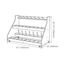 Alges Mobile Instrument Storage - 16-Unit Violin / Viola Rack