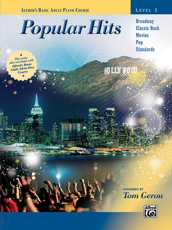 Alfred's Basic Adult Piano Course: Popular Hits Level 1