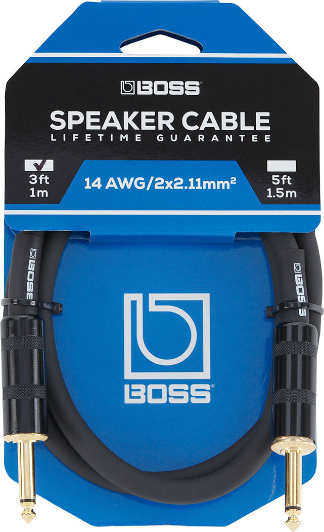 BOSS BSC-3 Speaker Cable 3ft