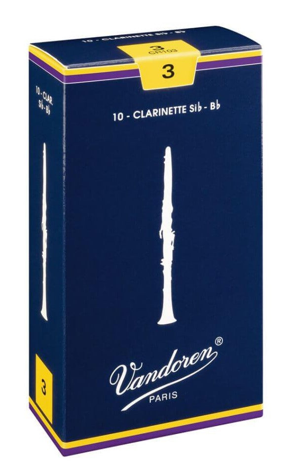 Vandoren Traditional Clarinet Reeds 10 Pack