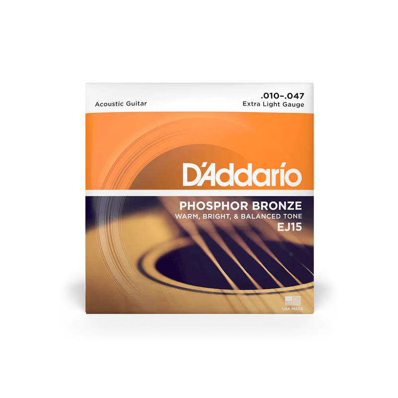 D'Addario Phosphone Bronze Acoustic Guitar Strings