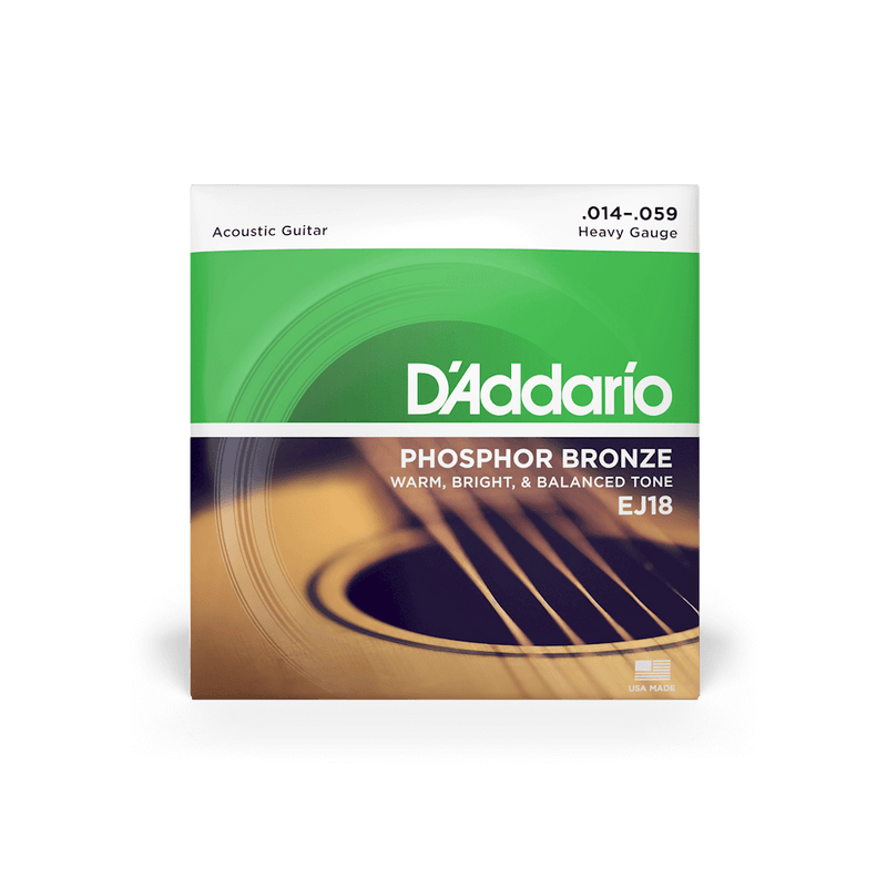 D'Addario Phosphone Bronze Acoustic Guitar Strings