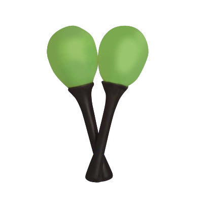 Mano Percussion EM120 5" Egg Maracas, Various Colours