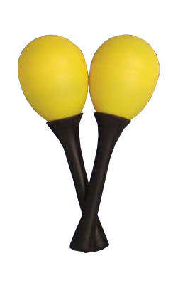 Mano Percussion EM120 5" Egg Maracas, Various Colours